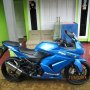 Jual ninja 250 biru 2010 ori biru mulus Plat D