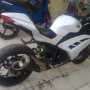 Jual kawasaki ninja 250 fi putih 2013 