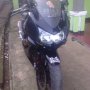 Jual kawasaki ninja 250 2009 hitam km rendah 