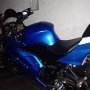 Jual Kawasaki ninja 250 2010 candy blue low Milleage