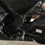 jual ninja 250 2009 all black modif kaki2 moge