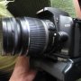 Jual Canon 1000D kit+BG ORI