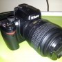 Jual Nikon D60+kit 18-55mm VR mulus