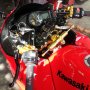 Jual ninja 250 red 2011 blm 6, full modif branded