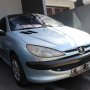 Jual Peugeot 206 metik blue ice th 2002 KM rendah