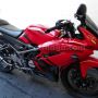 kawasaki ninja 150rr merah 2012