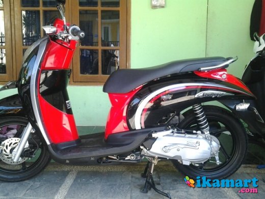 Jual Motor  Scoopy  Merah  Hitam  Automotivegarage org