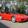 Ferrari 360 spyder 2003 red