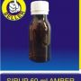 Botol Plastik 60ml Cokelat