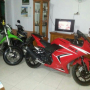 Jual kawasaki ninja 250 2010 merah