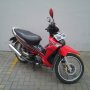 Jual Honda Supra X 2008 Merah Hitam