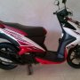 JUAL YAMAHA XEON THN 2012 NEW STRIPING (PUTIH MERAH)