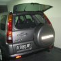 Jual Honda CRV 2004 abu-abu tua metalik.