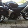 Jual cepat CBR 250 2011 bulan 12, HITAM SILVER