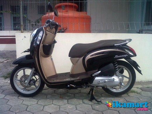 Jual Scoopy  FI biru  hitam Plat D Motor 