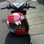 Jual Yamaha Xeon 2011 Red White - Bonus Helm KYT RC 7 Spiderman