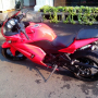 Dijual kawasaki ninja 250 2009 Merah KM 4rb an