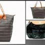 Tas Bahu Stripe Folding