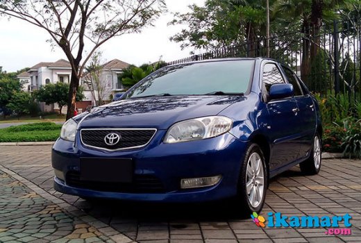 Jual Toyota Vios G AT 2004 Biru mulus siap mudik - Mobil