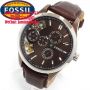 FOSSIL ME1123 Dress Twist Brown Leather