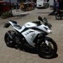 JUAL NINJA 250 FI 2014 PUTIH MULUS