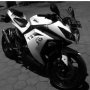 JUAL NINJA 250 FI 2014 PUTIH MULUS