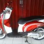 Honda Scoopy 2011 Warna Putih Merah Harga 10.7 juta Nego