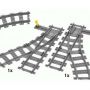 LEGO CITY SUPPLEMENTAL SWITCHING TRACKS 7895