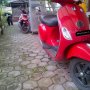 JUAL VESPA PIAGIO LX125 2012 MERAH DKI