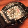 RICHARD MILLE RM011 FELIPE MASSA FULL BLACK TRANSPARANT