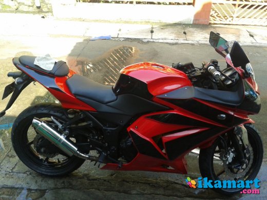 Jual Kawasaki  Ninja  250  Karbu  Thn 2011 Merah  Motor