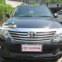 Jual Toyota Fortuner G LUX A/T KM 2012 Hitam