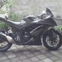 Jual Ninja 250fi 2012 akhir hitam full var Bandung