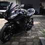 Jual Ninja 250fi 2012 akhir hitam full var Bandung