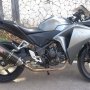 Jual Honda CBR 250R 2011 Silver, modif, kencang larinyaa..