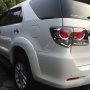 Jual Toyota Fortuner G Lux 2012 Putih LOW KM