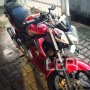 Jual Yamaha V-ixion 2012 merah maroon