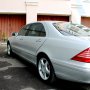 MERCEDES BENZ S320 FACELIFT S350 A/T 2001 SILVER METALIK, MULUS & TERAWAT SEKALI