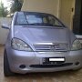 Jual Mercedes benz A140 M/T silver 2000 kondisi TOP 