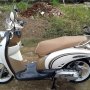 Jual Honda Scoopy 2010 Putih Coklat