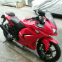 Kawasaki ninja 250 merah taun 2012