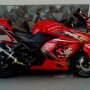 Jual Kawasaki Ninja 250R 2010 Merah Shinari concept by Zcustom