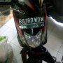 Jual Honda Blade 2011 Merah Hitam Modif