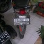 Jual Honda Blade 2011 Merah Hitam Modif