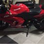 Jual kawasaki ninja 250 2010 akhir red