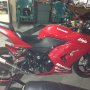 Jual kawasaki ninja 250 2010 akhir red