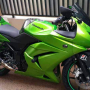 JUAL KAWASAKI NINJA 250 WARNA HIJAU CANDY THN 2011