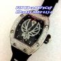 Richard Mille Phœnix RM 051 Silver Diamond Black Rubber Swiss ETA Best Version