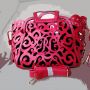 TAS RALPH LAUREN VACHETTA SWIRL RED