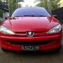 Jual PEUGEOT 206 XR SPORTY '02 Red Ferrari CBU HATCHBACK 